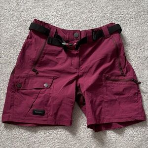 Decathlon Burgundy Hiking Shorts
